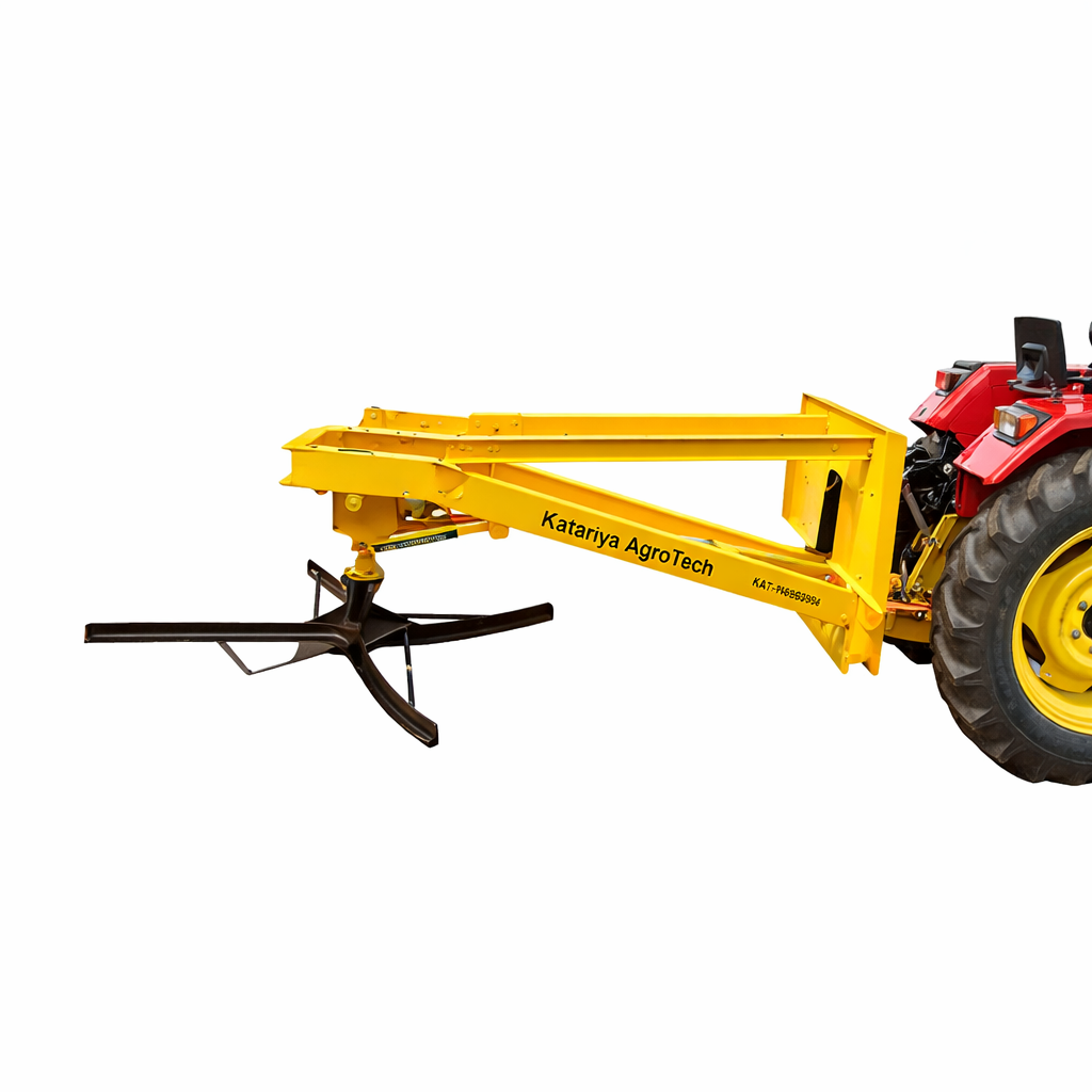Katariya Agrotech Tractor Manure Spreader Machine – Semi Automatic Cow Dung Spreader