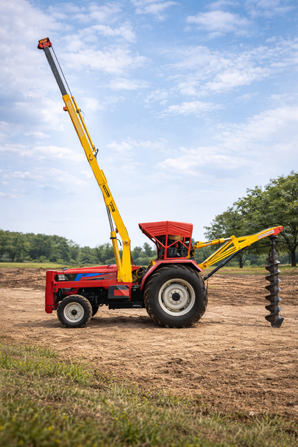 Tractor Hydraulic Crane (22 Ft)